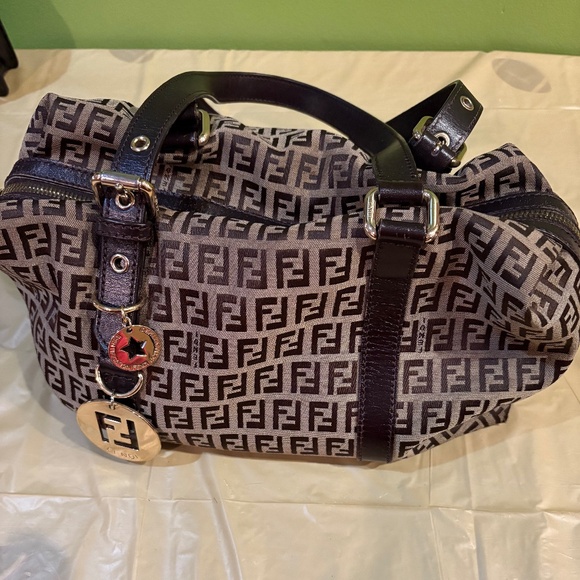 Fendi Handbags - Authentic Pre-Owned Fendi Zucca Vintage Small Boston Canvas Handbag